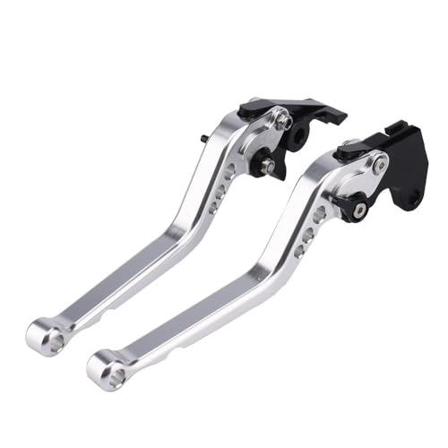 Kompatibel Einstellbare Motorrad Bremskupplungshebel Für Kawasaki ZZR1400 ZX1400 S Version 2007 2008 2009 2010 2011 2012 2013 2014 2015 2016 CNC(Silber)