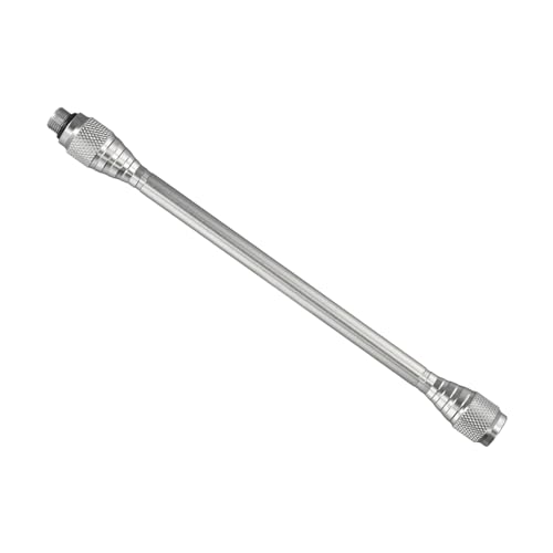 RichVibe Gaslaterne, Campinglampe mit Verlängerungsstange und leer für Tank-Isobutan-Kanister, Aluminiumlegierung, Outdoor-Laterne, Camping,...