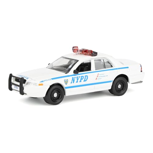 Modelo a escala 1:64 Ford Crown Victoria Policía NYPD miniatura 1