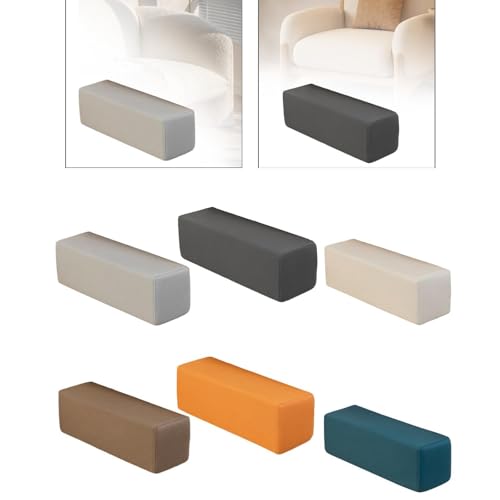 Image of Side Arm Rest Pillow Rectangular High Density Foam Armrest for Couch Bed Car Light Gray| Bed Pillow | Sleeping Pillow | Soft Cushion