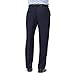 Haggar Mens ECLO Stria Expandable-Waist Plain-Front Dress Pants, Blue, 40W x 32L US