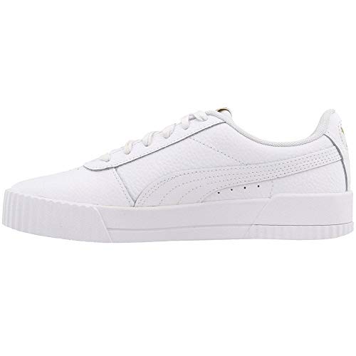 Image of Puma Women's Carina Sneaker, White White, 7 M US