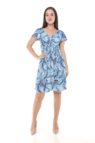 Image of Hawaii Hangover Family Matching Hawaiian Clothes, Simply Blue Leaves | Family matching Hawaiian outfits, Simply Blue Leaves, lightweight rayon, machine washable, tropical leaf print, luaus