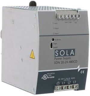 SDN20-24-480CD DIN Rail Power Supplies 480W 24V DIN P/S 380/480V in