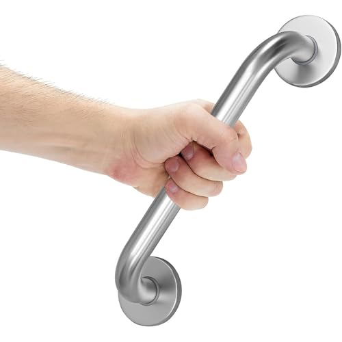 Image of JKC SS 304 Grab Bar for Bathroom, Bathroom Handle for Senior Citizen, Bathroom Support for Elderly, Grab Bar for Senior Citizens for Bathroom Support - Matt Finish (Pack of 1)