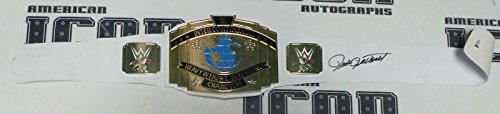 Pat Patterson Signed WWE Intercontinental Championship Toy Title Belt BAS COA - Autographed UFC Miscellaneous Products
