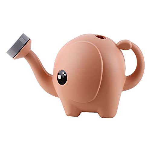Regadera pequeña de elefante azul y rosa con dibujos animados para niños, regadera de 1,5 litros y 2,5 litros, herramienta de jardinería para ducha, dispositivos de limpieza japoneses (A, talla única)