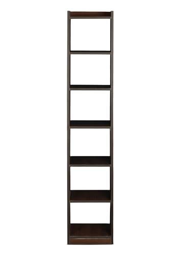 Image of SBF Furniture Tree Bookshelf Floor Standing Bookcase Free Standing Multipurpose Storage Rack for Books Magazines Organizer Showcase DIY (GHODO - Brown, GHODO)