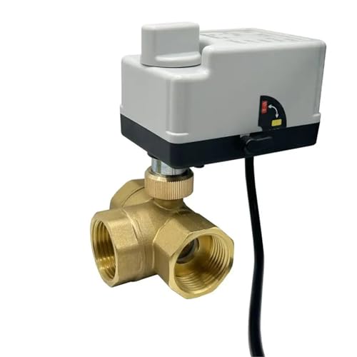 Vanne motorisée laiton robuste type T 1 pouce pour une plomberie durable
