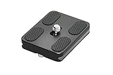 cullmann adapter smartphone aus CNC gefrästem Aluminium Cullmann 40484 Schnellkupplungsplatte Arca-Swiss kompatibel (50 mm) für \