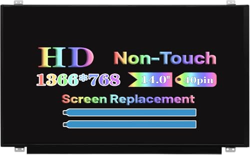 Image of 40 pins Screen Replacement for Dell Latitude E5440 E5470 3440 E6440 E7440 E7450 E7470 P44G P37G (Older Models - Before 2020) 14.0 inch HD 1366 * 768 LCD LED Display Panel (Not for 30Pins)