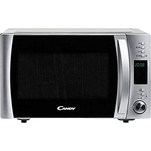 Candy CookinAPP CMXW22DS Microonde, 800W, 22 Litri, 40 Programmi Automatici, Libera Installazione, Connesso, Blocco Bimbi, 46,1x36,5x29 cm, Argento