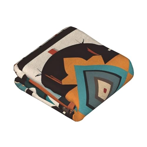 Couverture de qualité supérieure à motifs amérindiens pour grand lit - 3