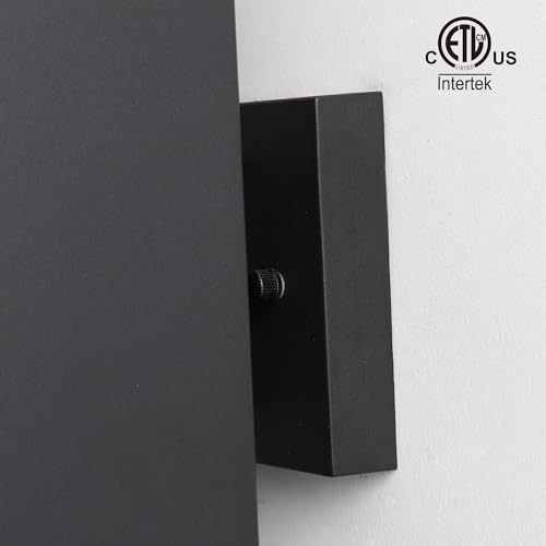 Image of mirrea 18 inch Modern Outdoor Porch Light in 2 Lights, Matte Black, 4 Pack