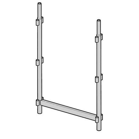 ALTRAD - Cadre de depart de 1,18m - NF - gamme échafaudage façadier - AERIS 45 - Réf: q141