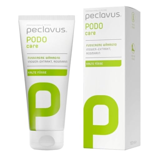 Peclavus® PODOcare Fußcreme wärmend Ingwer-Extrakt, Rosmarin, 100 ml