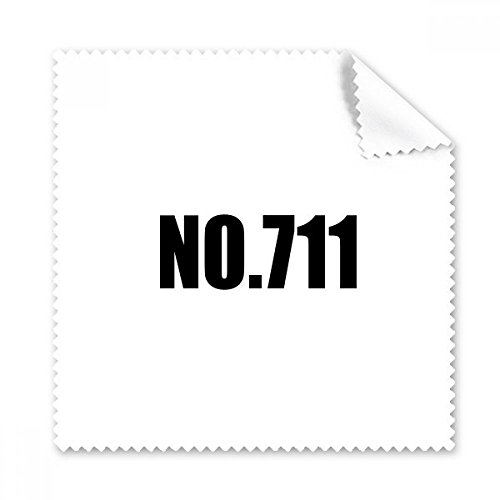 Chiffon de nettoyage No.711 pour lunettes et écrans de téléphone en tissu microfibre - Lot de 5