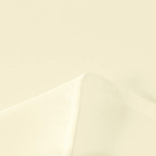 Image of sancua Rectangle Tablecloth - 70 x 108 Inch - Stain and Wrinkle Resistant Washable Polyester Table Cloth, Decorative Fabric Table Cover for Dining Tables, Buffet Parties and Camping, Beige