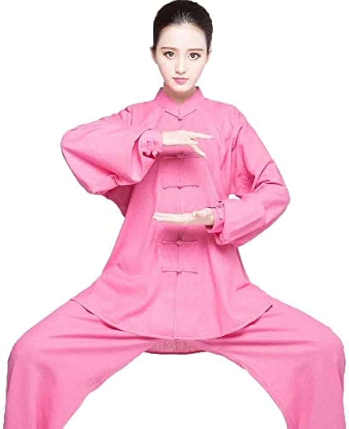 卸売り 太極拳セット唐スーツ武道服太極拳服女性 男性伝統的な太極拳ユニフォームカンフー服ユニセックス長袖通気性武術 色 ピンク サイズ L ピンクx 数量限定入荷 Www Littleshopp Com
