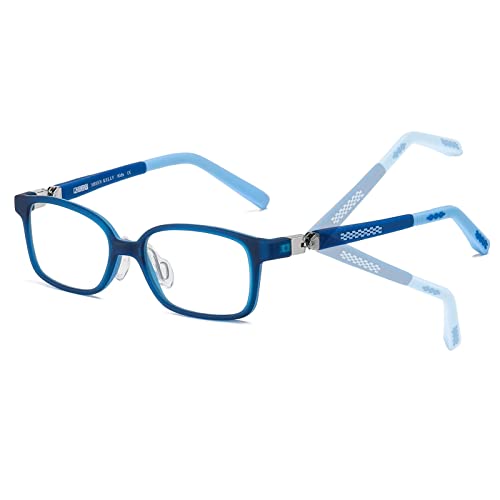 Image of Kids Blue Light Blocking Glasses Boys Girls 360 Hinges Spin Silicone Frame CR39 Lens Computer Gaming Eyewear