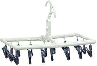 （まとめ） アイセン ミニ角ハンガー ピンチ16個付 LK402 1個 【×2セット】 top1-ds-2627422 [独自簡易包装]