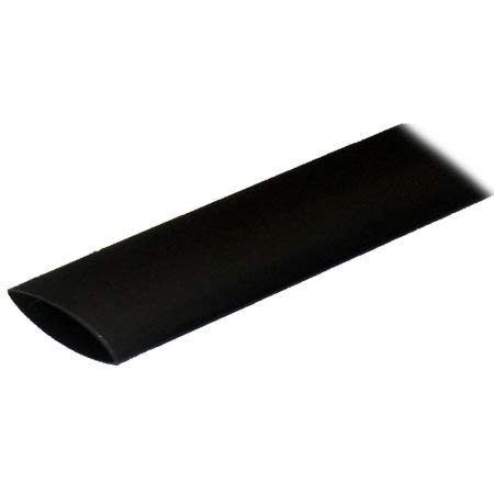 1 x 48 in. Adhesive Lined Heat Shrink Tubing - Black - 48in. (122 cm) - 1in. (25.4 mm)