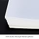 WEBEEDY 15 Packung Weiße Rückwände Für Rahmen 35.2x27.6cm Rückwandplatten Ungeschnittene Bild Passepartoutkarton Für Fotos Rahmen DIY Kunstprojekte