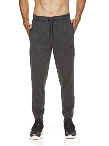 Reebok Men's Jogger Running Pants with Pockets - Athletic Workout Training & Gym
