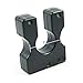 Ader 2.5 lb Add-On Weight Plates (2 Pack, Black, Rubber)