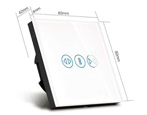 Smart Wifi Curtain Switch für elektrische Rollo Rollladen Sprachsteuerung (Gold)