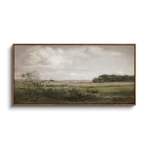 Extra Large Framed Vintage Wall Art