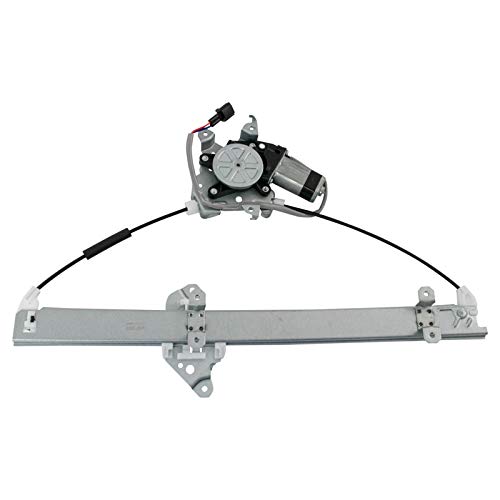 Image of TRQ Front Right Power Window Regulator & Motor Assembly Passenger Side Compatible with 2000-2006 Nissan Sentra NI1351113 NI1351120 NI1351157