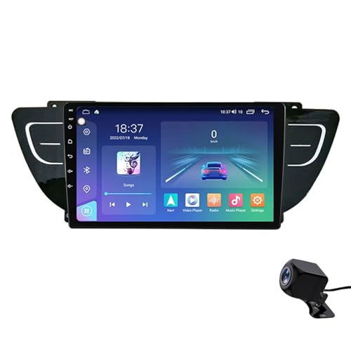 Radio de coche Android 12 GPS Bluetooth compatible con Geely Atlas 16-20 2