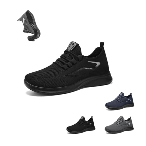 Bowling Shoes Men, Lightweight Walking Shoes - Orthopedic Wide Shoes Arch Support Wide Width Sneakers - Running Basketball Workout Gym