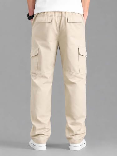 Image of Lymio Cargo for Men || Cotton Cargo Pant || Drawstring Waist Pant (Also Available in Plus Sizes) (117-120)