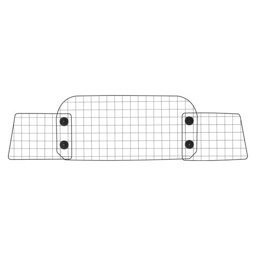 VEVOR Hunde Autobarriere einstellbare Trennwand Hundegitter (968 x 405 mm) Autoschutzgitter für die Rücksitze, Haustierbarriere aus Drahtgeflecht, universell passende Autobarriere für SUVs Lkws