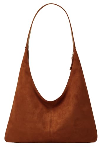 Trendy Suede Crescent Shoulder Bag Women Tote Bag Satchels Crossbody