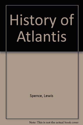 History of Atlantis 0806503939 Book Cover