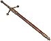 Denix Medieval Claymore Sword Letter Opener with Scabbard