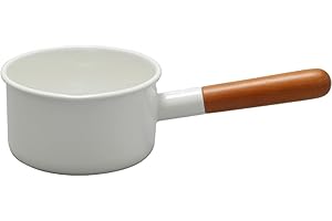 Riess Enamelware Noda Horo Pochika Milk Pan: Crafted in Japan for Culinary Excellence