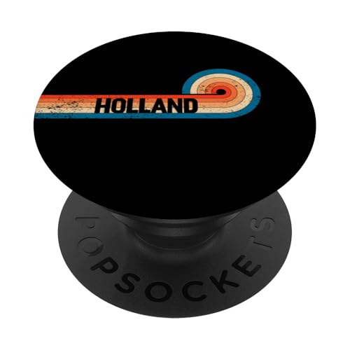 Camisa Retro Holland Vintage City Holanda PopSockets PopGrip Adhesivo