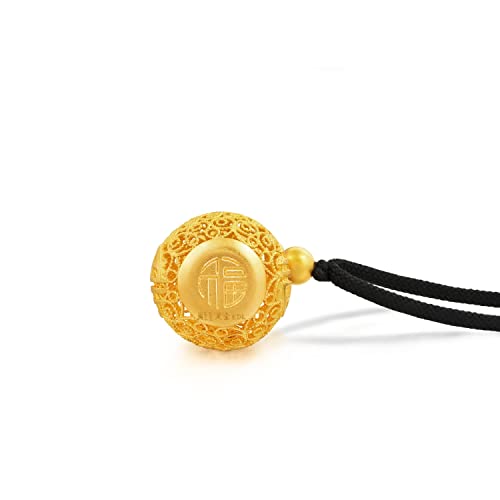 CHOW SANG SANG Cultural Blessings 999.9 24K Solid Gold Price-by-Weight 6.36g Gold Wulu Gourd Necklace for Women and Men 90852Z | 27.5 Inches, (70 CM)4