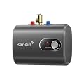 Gen II Ranein 2.5 Gallons Electric Mini Tank Water Heater, 120V, Instant Hot Water for Point of Use, Easy Installation, Compact Design for Under Sink, Ideal for Daily Use of Kitchen and Bathroom