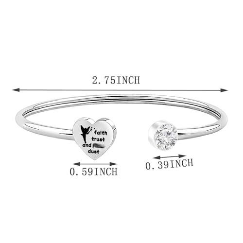 BNQL Faith Trust Charm Bracelet Jewelry gifts (cuff)2