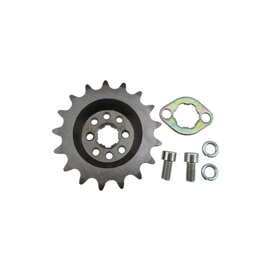 Kit pignon de sortie déporté +15mm type 420 17 dents pour mini moto - 5