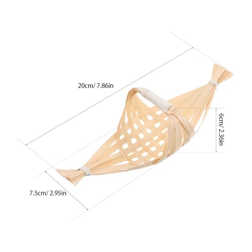 Set de 5 platos barca para sushi estilo japonés miniatura 2