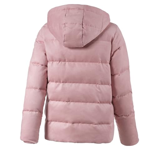 PUMA Kids Girls Velour Down Jacket Coats Jackets Outerwear - Pink2