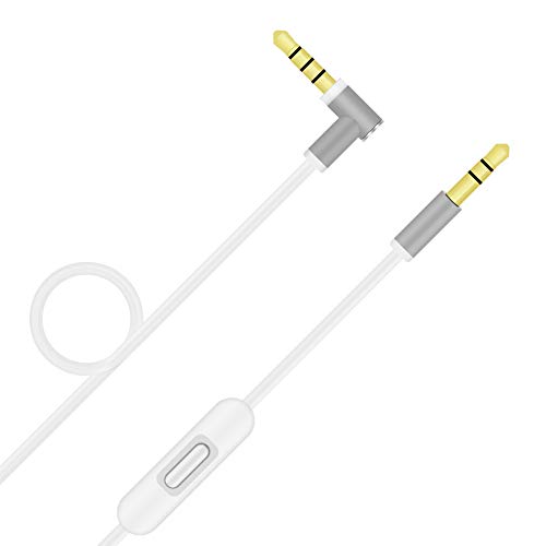 Replacement Cord AUX Audio Cable with Mic Remotetalk Compatible with Beats by Dr