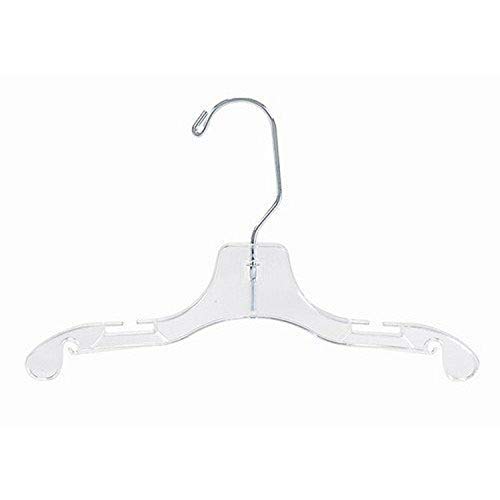 Only Hangers Children's Clear Plastic Dress Hanger - 10