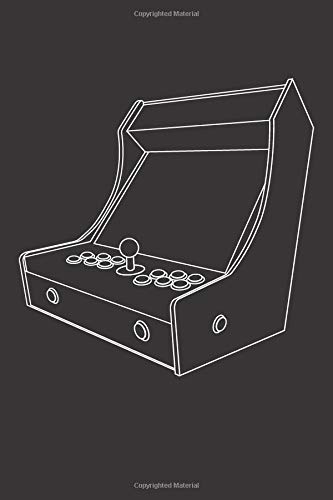  Bartop Arcade Machine Outline: Blank Lined Notebook, Journal or Diary